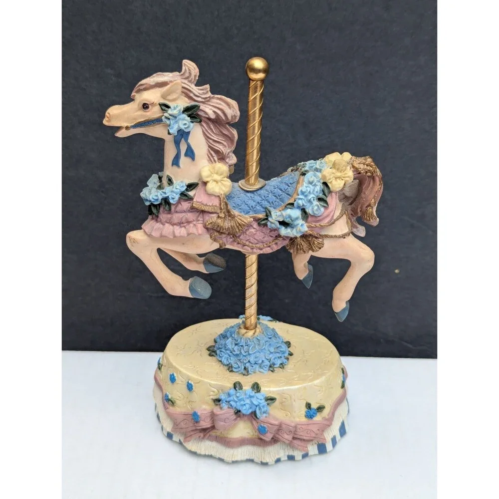 Heritage House Melodies County Fair Collection Carousel Horse 